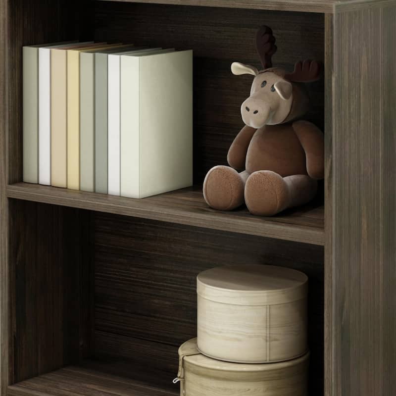 Max and Lily Farmhouse 2-Shelf Bookcase