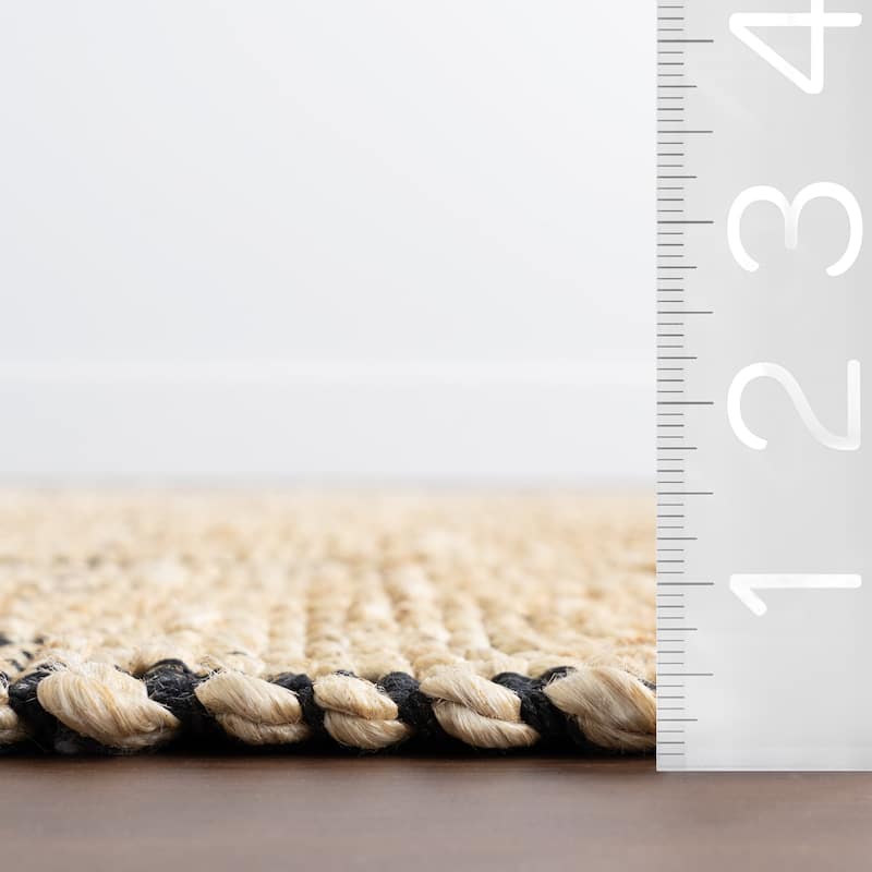 Nuloom Aubriella Striped Jute Area Rug