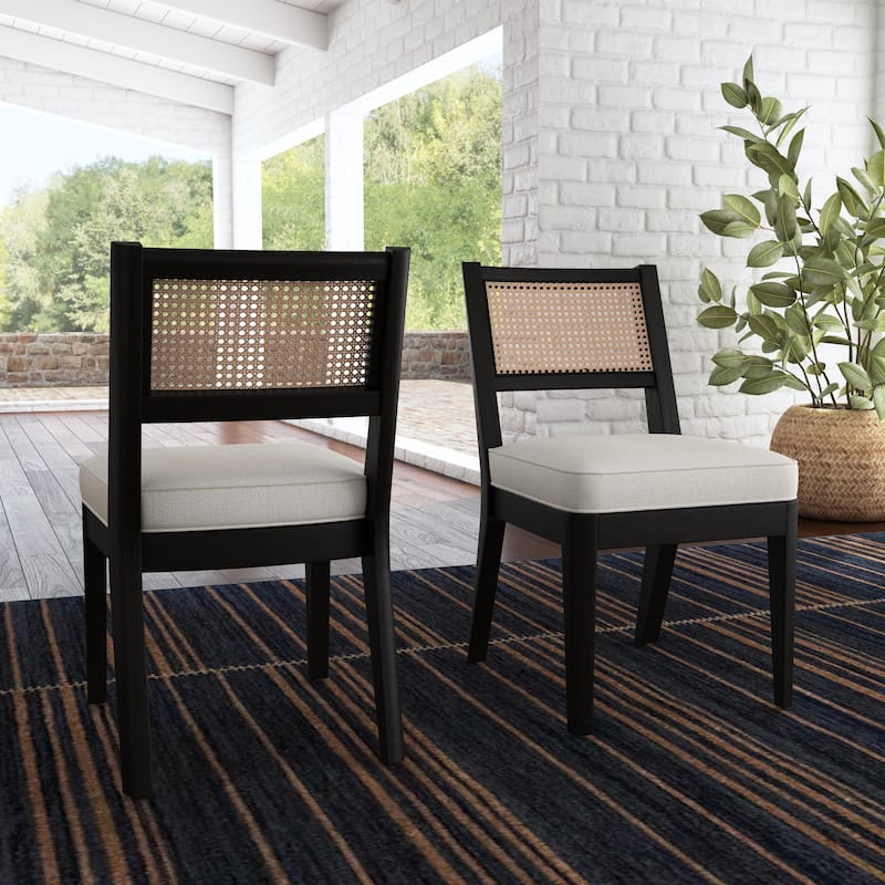 Brentwood Black Wood Rectangle Dining Set by Homestyles - 66" x 30" x 36"