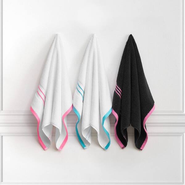 Juicy Couture Neon Border Bath Towels 6-Piece