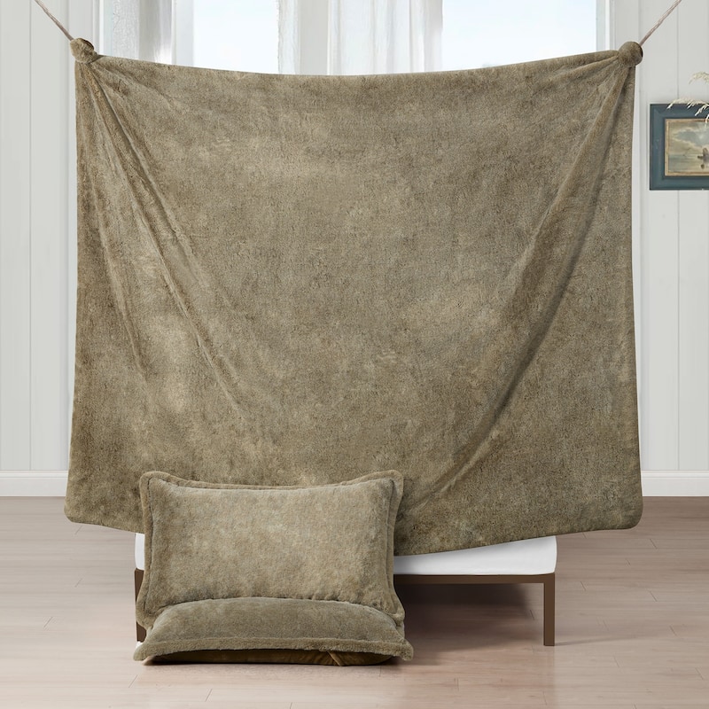Melange Chunky Bunny - Coma Inducer® Oversized Comforter Set - Butternut