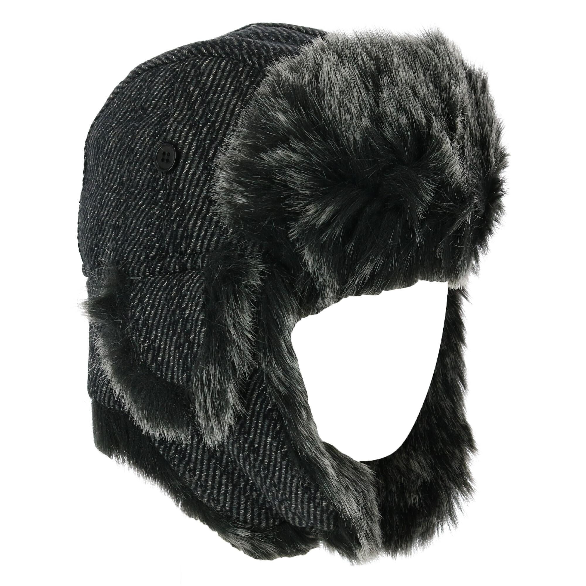 Shop Jeanne Simmons Men S Winter Tweed Trapper Hat Overstock