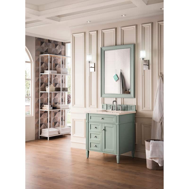 James Martin Vanities Brittany 30" Single Vanity, Sage Green