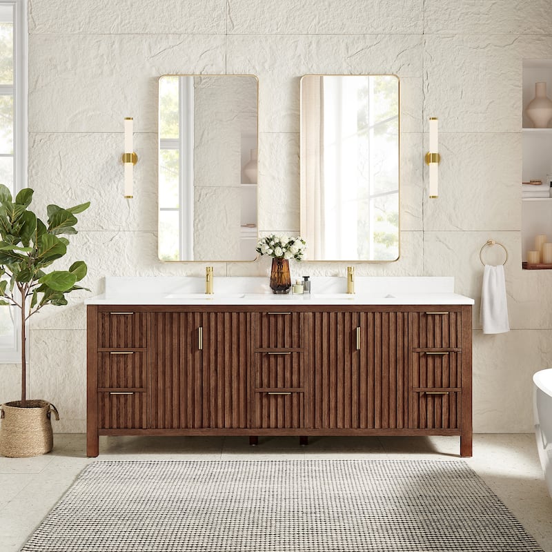 Shenzhen Bath Vanity with Composite Stone Top without Mirror