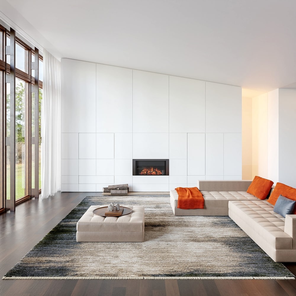 Rhianna Contemporary Abstract Area Rug