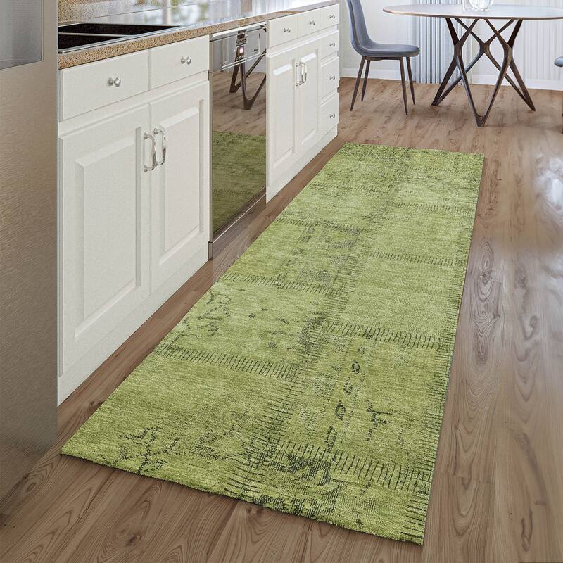 Premium Washable Super Soft Viintage Traditional Mayfield Rug - Fern - 2' 3" x 7' 6" - Runner