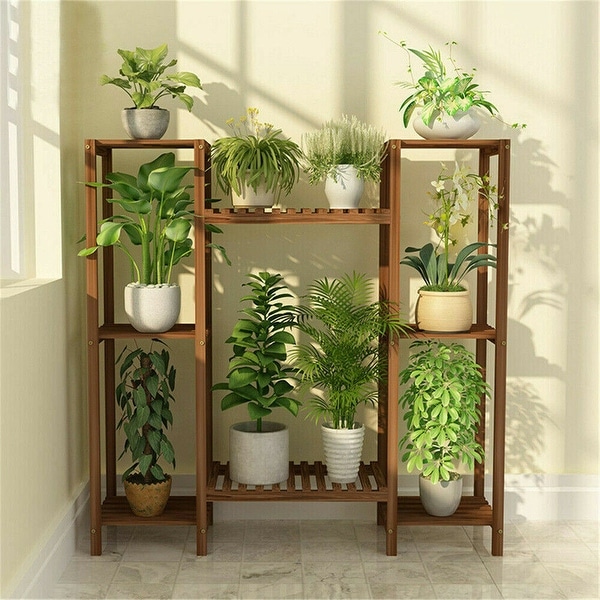 花瓶・フラワースタンド NEIGHBORHOOD SRL . GARDEN BED / I-SHELF DIY Multifunctional 8 Tiers Garden Patio Plant Stand Flowers Rack