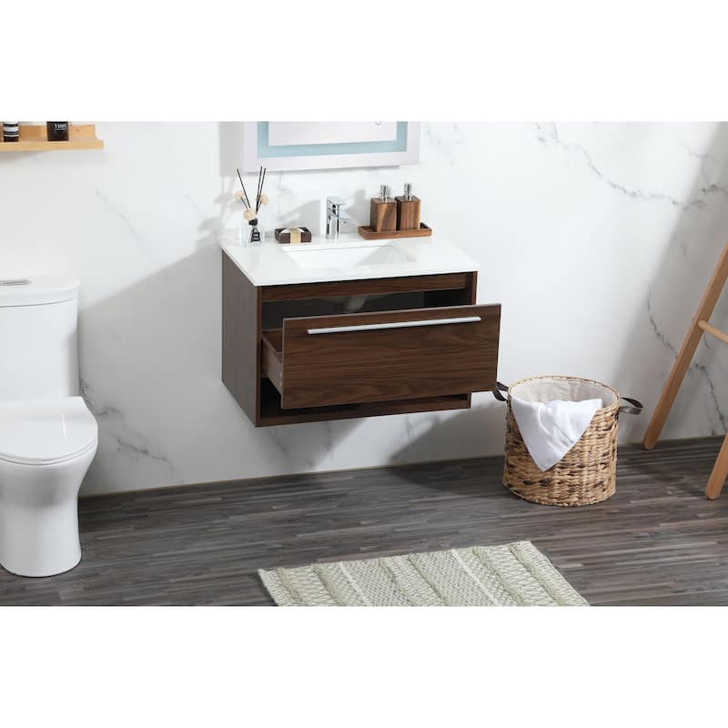 Brush 24 - 30 Inch Single Bathroom Vanity
