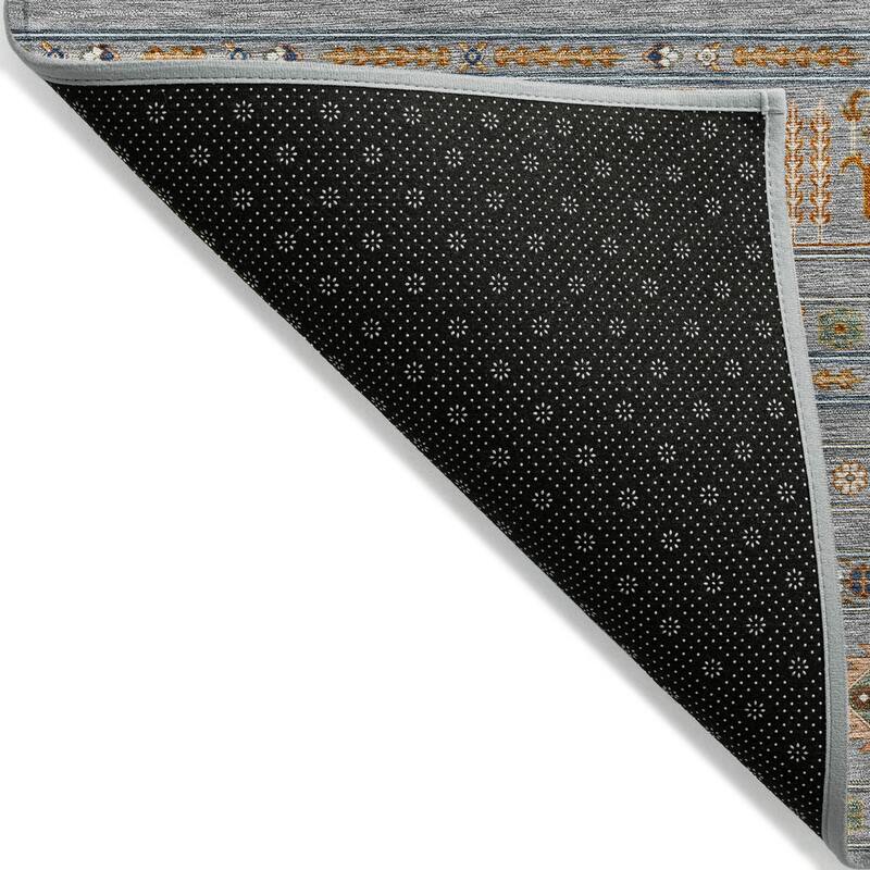 Machine Washable Indoor/ Outdoor Boho Moroccan Chantille Rug