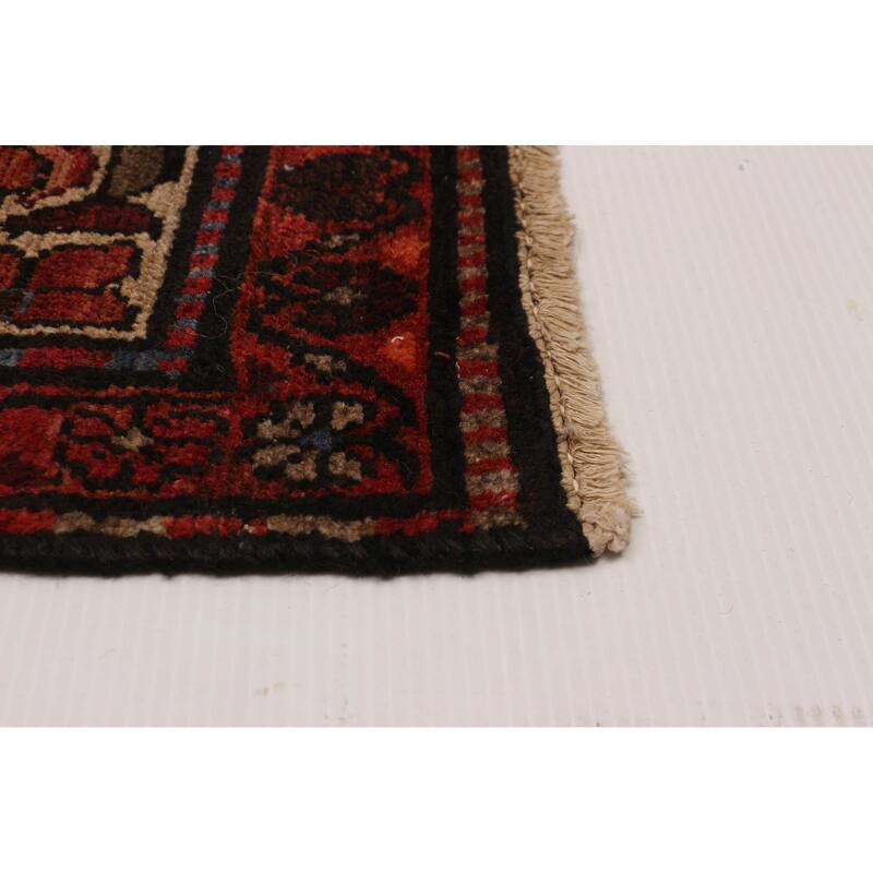 ECARPETGALLERY Hand-knotted Andelz Black Wool Rug - 3'5 x 11'5