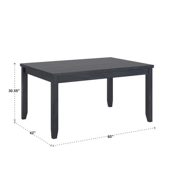 Elena Wood Rectangular Dining Table by iNSPIRE Q Classic