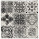 preview thumbnail 11 of 29, Art3d 11.8''X11.8'' Peel and Stick Backsplash Tile Stickers, Colorful Talavera Mexican Tile,(10 Sheets) Deep Grey