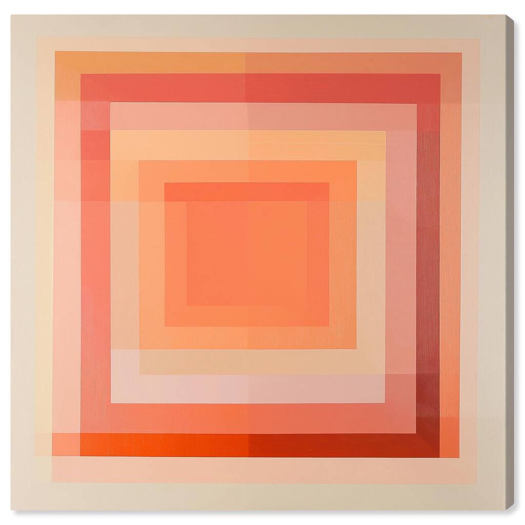 Minimal Color Blocks III Canvas by Art Remedy, Gallery Wrapped