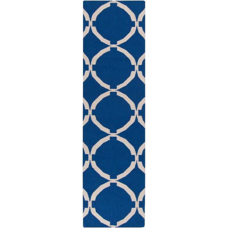 Hand-woven Downey Flatweave Wool Runner Rug