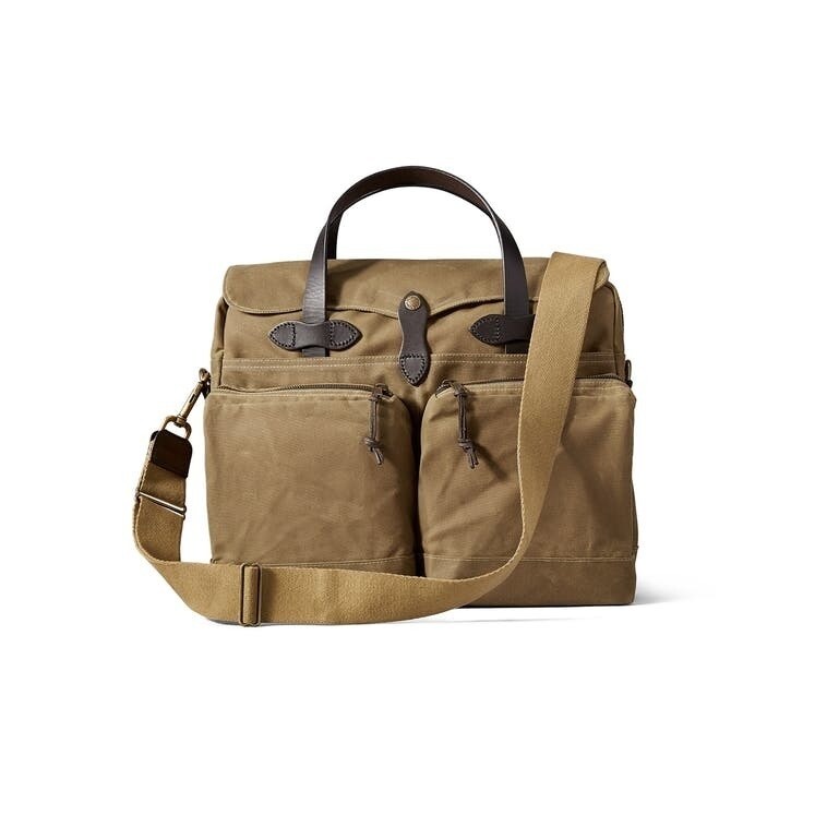 filson tan briefcase