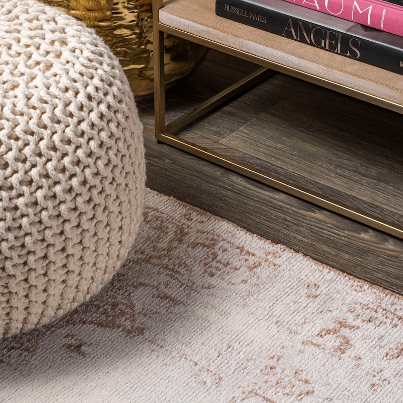 JONATHAN Y Rosalia Cottage Medallion Area Rug