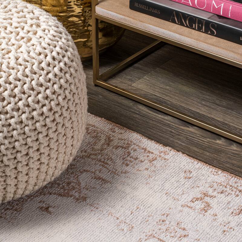 JONATHAN Y Rosalia Cottage Medallion Area Rug