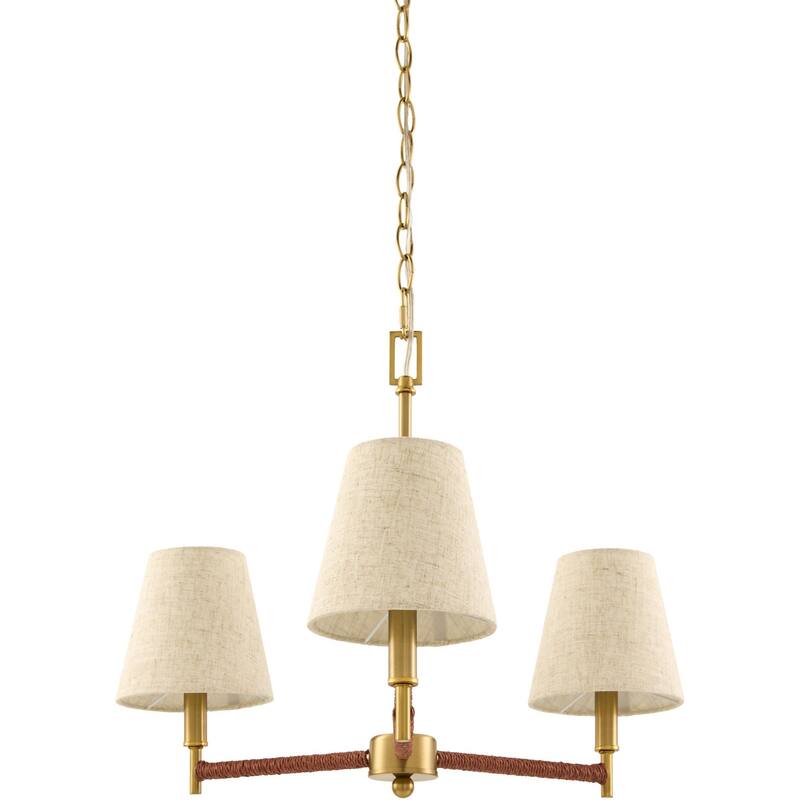 Livabliss Majen Modern Chandelier - 23"L x 23"W x 17"H