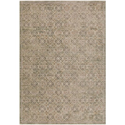 Galey Alix x Livabliss Myrtle Avenue II Vintage Damask Area Rug
