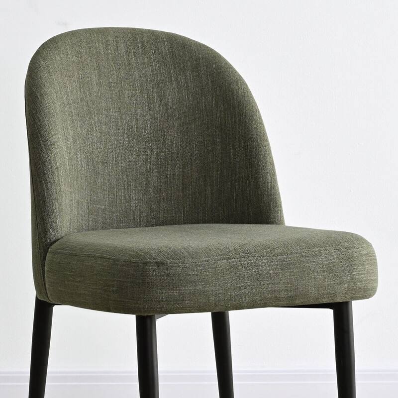 Linen Upholstered Dining Chair(Set of 2)