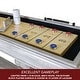 preview thumbnail 5 of 12, Hathaway Montecito 12-ft Shuffleboard Table - Driftwood Finish
