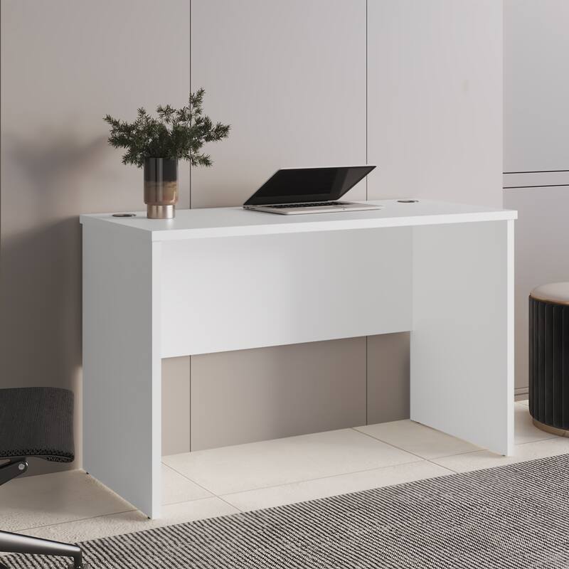 Writing Desk with Minimalist Design, 30" H,FSC Certified CPSIA Compliant - White