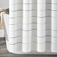 preview thumbnail 3 of 15, Lush Decor Ombre Stripe Yarn Dyed Cotton Shower Curtain