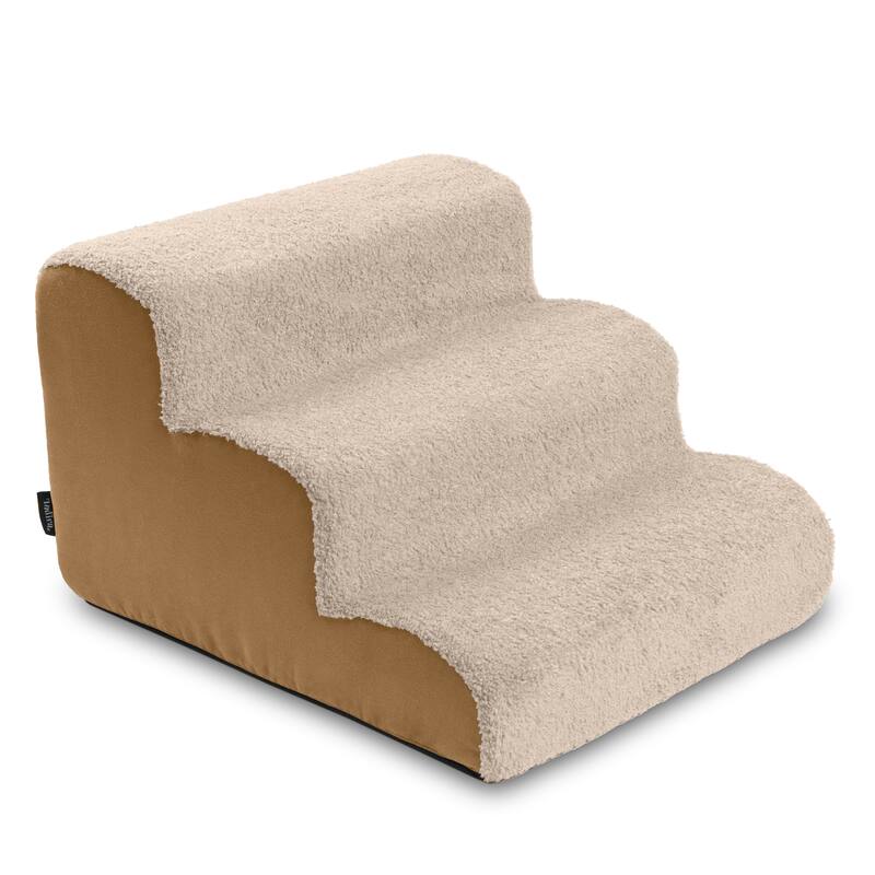 Dubb Pet Steps - Soft Foam Stairs for Cats and Dogs - 3 Stairs & 4 Stairs