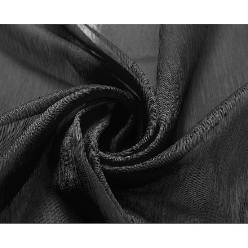 RT Designer Collection Celine Sheer 84 or 90-inch Rod Pocket Curtain Panel