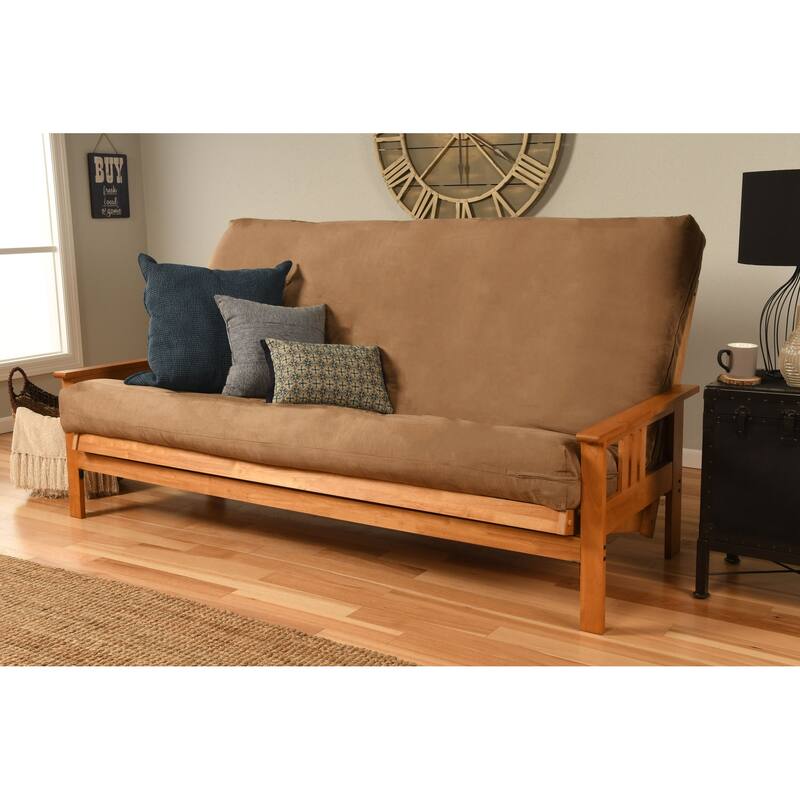 Somette Queen-size Futon Cover (Mattress and Frame not included) - Queen - Suede Peat