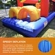 preview thumbnail 3 of 10, HeroKiddo Inflatable Soccer Game with Air Blower & Foam Soccer Ball, Commercial Grade, Outdoor Play, 15oz PVC Vinyl, 90 LBS
