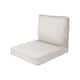 Haven Way Universal Outdoor Deep Seat Lounge Chair Cushion Set - 26x30 - Linen