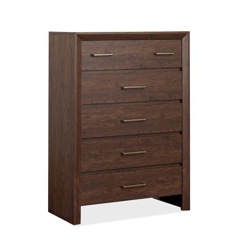 Magnussen Home Llewellyn Columbian Walnut Drawer Chest - 5-drawer