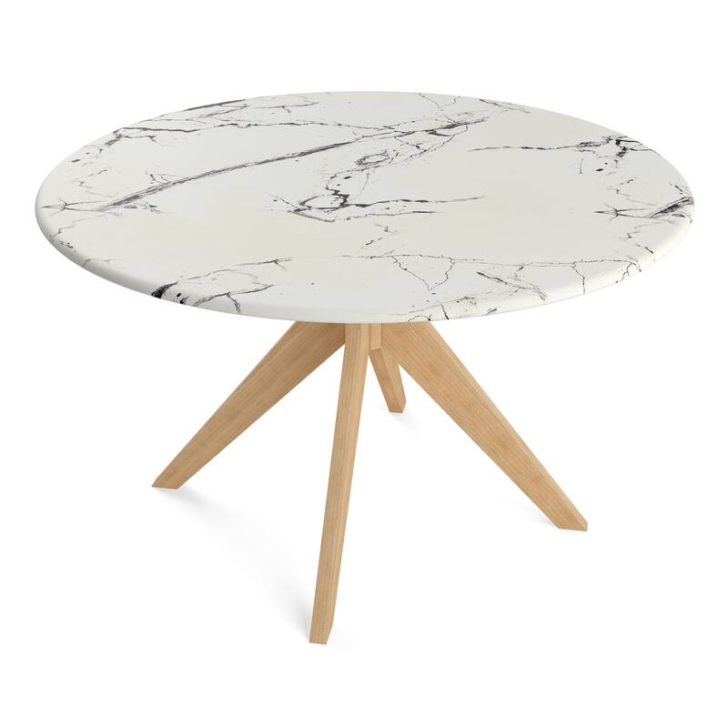 Elysian - 50" Round Faux Marble Dining Table