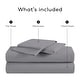 preview thumbnail 21 of 35, Color Sense 1200TC Premium Cotton-Blend Wrinkle-Resistant Sheet Set