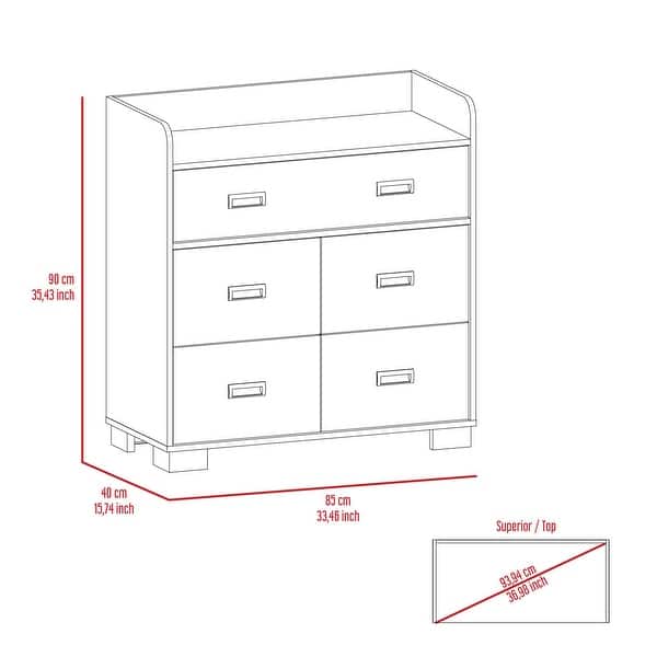 Alyn 33-inch Wide Dresser with 4 Legs, 4 Drawers, 1 Double Drawer - Bed  Bath & Beyond - 35397512
