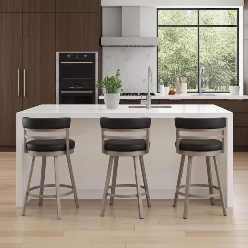 Tempo Furniture Camden Swivel 26" Counterstool w/ Fully Welded Metal Frame (Commercial Grade) by Furnish Theory (Various Colors)