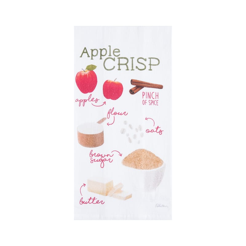 Apple Cider Crisp & Streusel Towel S/3