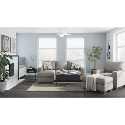 Signature Design by Ashley Greaves Gray 3-Piece Upholstery Package - 85" W x 61" D x 37" H
