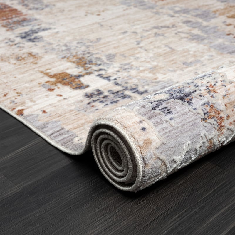 Abstract Area Rug - 5' x 8'