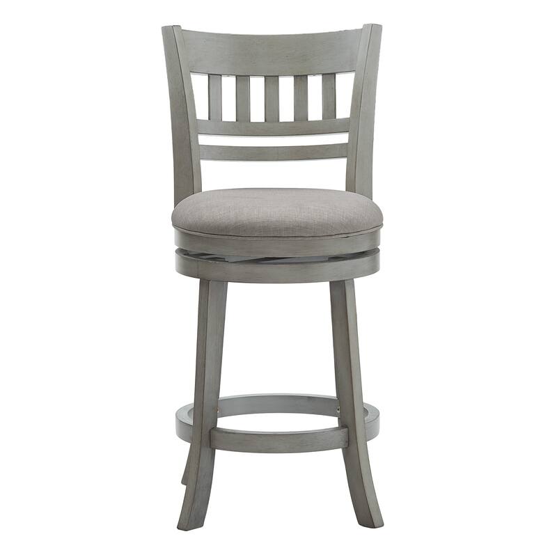 Verona Linen Lattice Back Swivel 24-inch Counter Height Stool by iNSPIRE Q Classic
