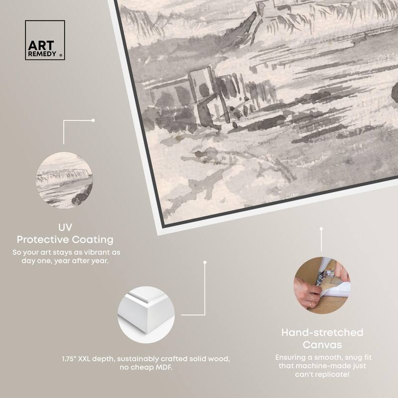 View across a Monaco Canvas by Art Remedy