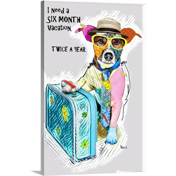 "Six Month Vacation" Canvas Wall Art