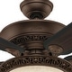 preview thumbnail 5 of 19, Hunter Italian Countryside 52-inch Ceiling Fan with Cocoa Finish and Five Aged Barnwood/ Cherried Walnut Blades