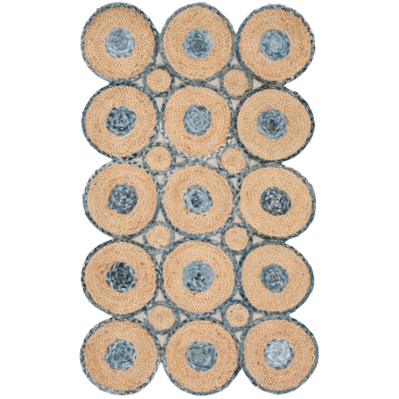 SAFAVIEH Handmade Cape Cod Megi Coastal Jute Rug