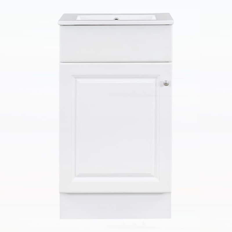 Bathroom Vanity Cabinet with Sink,with Door Shelf and Adjustable Shelf