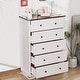 preview thumbnail 3 of 19, 5 Drawer 31.5" W Dresser 2 in 1 Convertible Chest with Detachable Top Drawers and Side Fabric Pocket