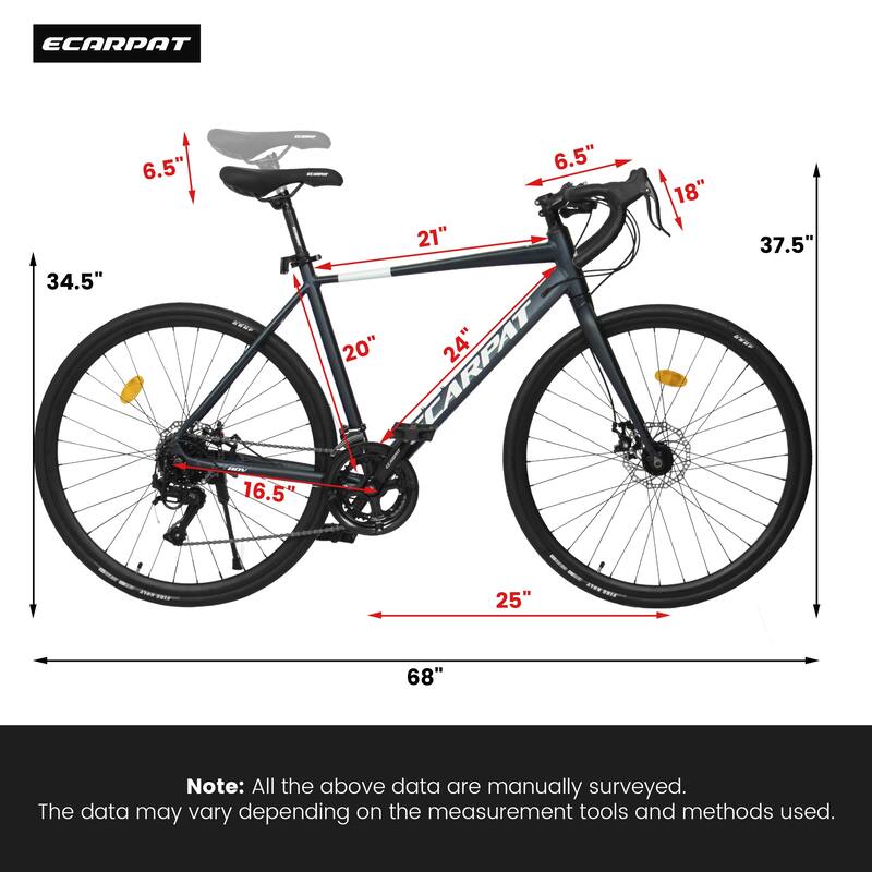 28 Inch Road Bike,Lightweight Aluminum Frame, Disc Brakes, 16-Speed, Fast Acceleration,Ideal For High-Intensity Riding