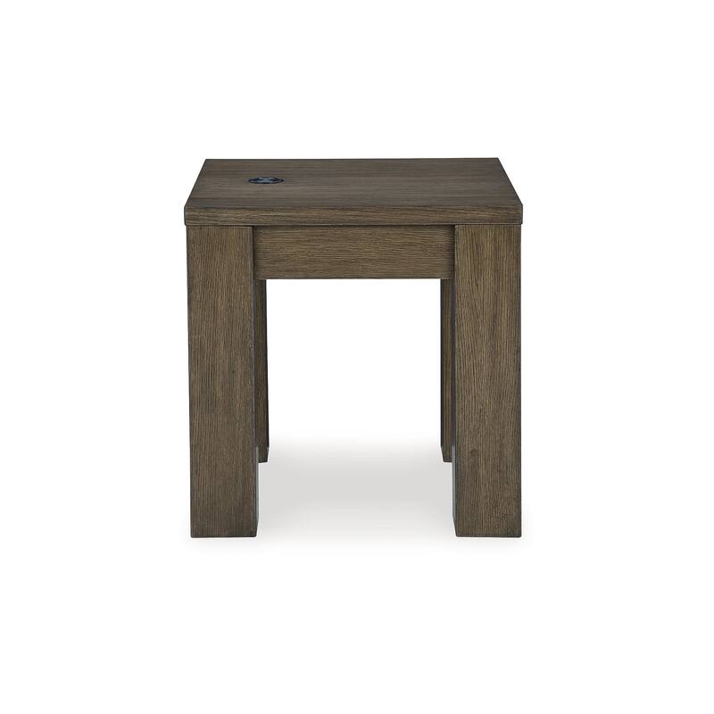 Signature Design by Ashley Rosswain Brown End Table - 24"W x 24"D x 25"H