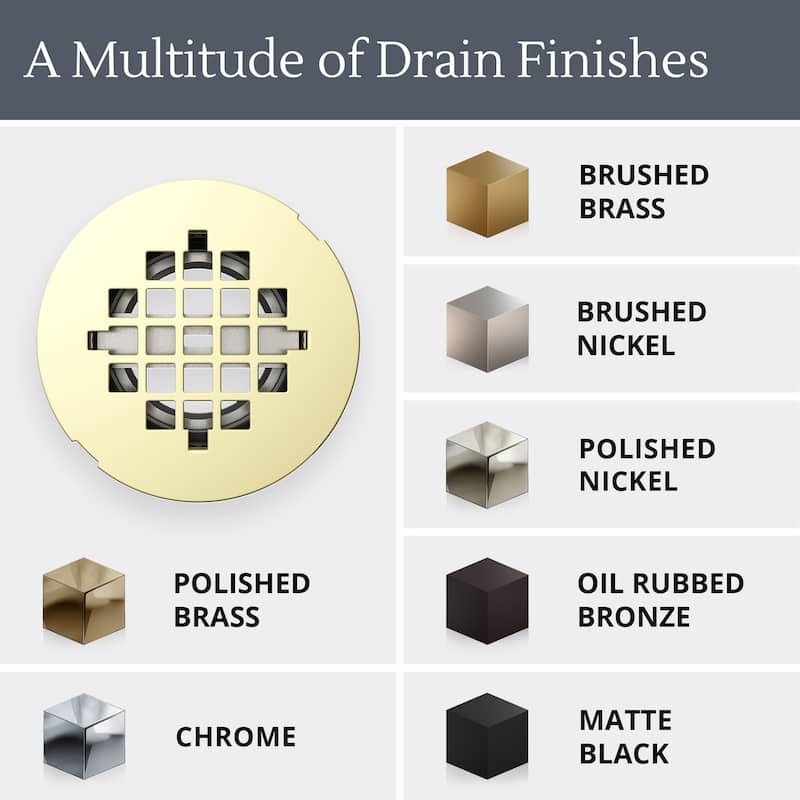 DreamLine DN09X02R SlimLine 2" Round Shower Drain
